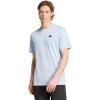 imageadidas Mens Essentials Feel Ready Training TShirtGlow BlueBlack