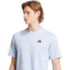 imageadidas Mens Essentials Feel Ready Training TShirtGlow BlueBlack
