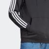 imageadidas Mens Essentials Fleece 3 Stripes Hoodie Training Athletic Outerwear Casual  GreyBlack