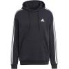 imageadidas Mens Essentials Fleece 3 Stripes Hoodie Training Athletic Outerwear Casual  GreyBlack