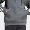 imageadidas Mens Essentials Fleece 3 Stripes Hoodie Training Athletic Outerwear Casual  GreyDark Grey Heather