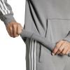 imageadidas Mens Essentials Fleece 3 Stripes Hoodie Training Athletic Outerwear Casual  GreyGrey