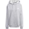 imageadidas Mens Essentials Fleece 3 Stripes Hoodie Training Athletic Outerwear Casual  GreyMedium Grey Heather