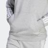 imageadidas Mens Essentials Fleece 3 Stripes Hoodie Training Athletic Outerwear Casual  GreyMedium Grey Heather
