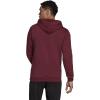 imageadidas Mens Essentials Fleece 3 Stripes Hoodie Training Athletic Outerwear Casual  GreyVictory CrimsonWhite