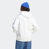 imageadidas Mens Essentials Fleece 3 Stripes Hoodie Training Athletic Outerwear Casual  GreyWhite