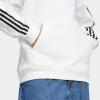 imageadidas Mens Essentials Fleece 3 Stripes Hoodie Training Athletic Outerwear Casual  GreyWhite