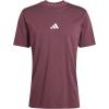 imageadidas Mens Essentials Single Jersey 3Stripes TShirtAurora RubyWhite