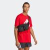 imageadidas Mens Essentials Single Jersey 3Stripes TShirtBetter Scarlet