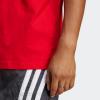 imageadidas Mens Essentials Single Jersey 3Stripes TShirtBetter Scarlet