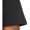 imageadidas Mens Essentials Single Jersey 3Stripes TShirtBlackWhiteOlive Strata