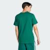 imageadidas Mens Essentials Single Jersey 3Stripes TShirtCollegiate GreenGreen