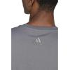 imageadidas Mens Essentials Single Jersey 3Stripes TShirtGreyWhite