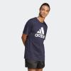 imageadidas Mens Essentials Single Jersey 3Stripes TShirtLegend InkWhite