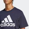 imageadidas Mens Essentials Single Jersey 3Stripes TShirtLegend InkWhite