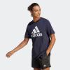 imageadidas Mens Essentials Single Jersey 3Stripes TShirtLegend InkWhite
