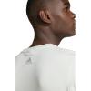 imageadidas Mens Essentials Single Jersey 3Stripes TShirtLinen GreenCollegiate Green