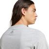 imageadidas Mens Essentials Single Jersey 3Stripes TShirtMedium Grey HeatherPreloved CrimsonBlack