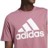 imageadidas Mens Essentials Single Jersey 3Stripes TShirtPreloved CrimsonWhite