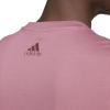 imageadidas Mens Essentials Single Jersey 3Stripes TShirtPreloved CrimsonWhite
