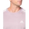 imageadidas Mens Essentials Single Jersey 3Stripes TShirtPreloved FigPreloved Fig