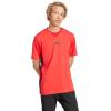 imageadidas Mens Essentials Single Jersey 3Stripes TShirtPure RubyBlack