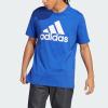 imageadidas Mens Essentials Single Jersey 3Stripes TShirtSemi Lucid Blue