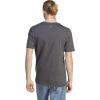 imageadidas Mens Essentials Single Jersey 3Stripes TShirtSolid Grey
