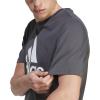imageadidas Mens Essentials Single Jersey 3Stripes TShirtSolid Grey