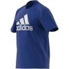 imageadidas Mens Essentials Single Jersey 3Stripes TShirtTeam Royal BlueWhite