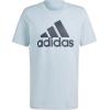 imageadidas Mens Essentials Single Jersey 3Stripes TShirtWonder BlueWonder Blue