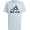 imageadidas Mens Essentials Single Jersey 3Stripes TShirtWonder BlueWonder Blue