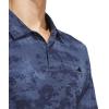 imageadidas Mens Goto Printed Mesh Polo ShirtConavy