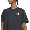 imageadidas Mens Lounge Slides Pocket TShirtBlack