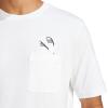 imageadidas Mens Lounge Slides Pocket TShirtWhite