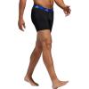 imageadidas Mens Microfiber Boxer Briefs Underwear Multipack  Athletic Moisture Wicking Stretch Fit ampamp TaglessBlackCollegiate Royal BlueScarlet RedP