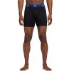 imageadidas Mens Microfiber Boxer Briefs Underwear Multipack  Athletic Moisture Wicking Stretch Fit ampamp TaglessBlackTeam Royal BlueImpact YellowP