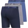 imageadidas Mens Microfiber Boxer Briefs Underwear Multipack  Athletic Moisture Wicking Stretch Fit ampamp TaglessCollegiate NavyGreyCrew BlueM