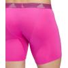 imageadidas Mens Microfiber Boxer Briefs Underwear Multipack  Athletic Moisture Wicking Stretch Fit ampamp TaglessLucid Fuchsia PinkLegend Ink BlueLucid BlueP