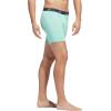 imageadidas Mens Microfiber Boxer Briefs Underwear Multipack  Athletic Moisture Wicking Stretch Fit ampamp TaglessPulse Mint GreenLegend Ink BlueGreyP