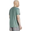 imageadidas Mens Own The Run TShirtCollegiate GreenWhite Melange