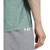 imageadidas Mens Own The Run TShirtCollegiate GreenWhite Melange