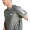 imageadidas Mens Own The Run TShirtGreyWhite Melange