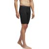imageadidas Mens Performance 3Pack Long Boxer Brief Underwear Boxer Briefs  3Pack Long Mens Underwear PackBlackOnix GreyGreyMicrofiber
