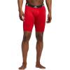 imageadidas Mens Performance 3Pack Long Boxer Brief Underwear Boxer Briefs  3Pack Long Mens Underwear PackScarlet RedBlackOnix GreyPerformance