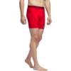 imageadidas Mens Performance Athletic Mesh Boxer Brief Underwear 3Pack Moisture Wicking Sport ComfortBetter ScarletBlackOnix Grey
