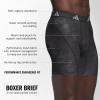 imageadidas Mens Performance Athletic Mesh Boxer Brief Underwear 3Pack Moisture Wicking Sport ComfortDrift OnixblackBlackBlack