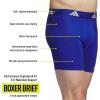 imageadidas Mens Performance Athletic Mesh Boxer Brief Underwear 3Pack Moisture Wicking Sport ComfortTeam Royal BlueLegend Ink BlueOnix Grey