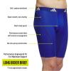 imageadidas Mens Performance Mesh Long Boxer Brief Underwear 3Pack for Active Sport and All Day ComfortTeam Royal BlueLegend Ink BlueOnix Grey