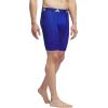 imageadidas Mens Performance Mesh Long Boxer Brief Underwear 3Pack for Active Sport and All Day ComfortTeam Royal BlueLegend Ink BlueOnix Grey